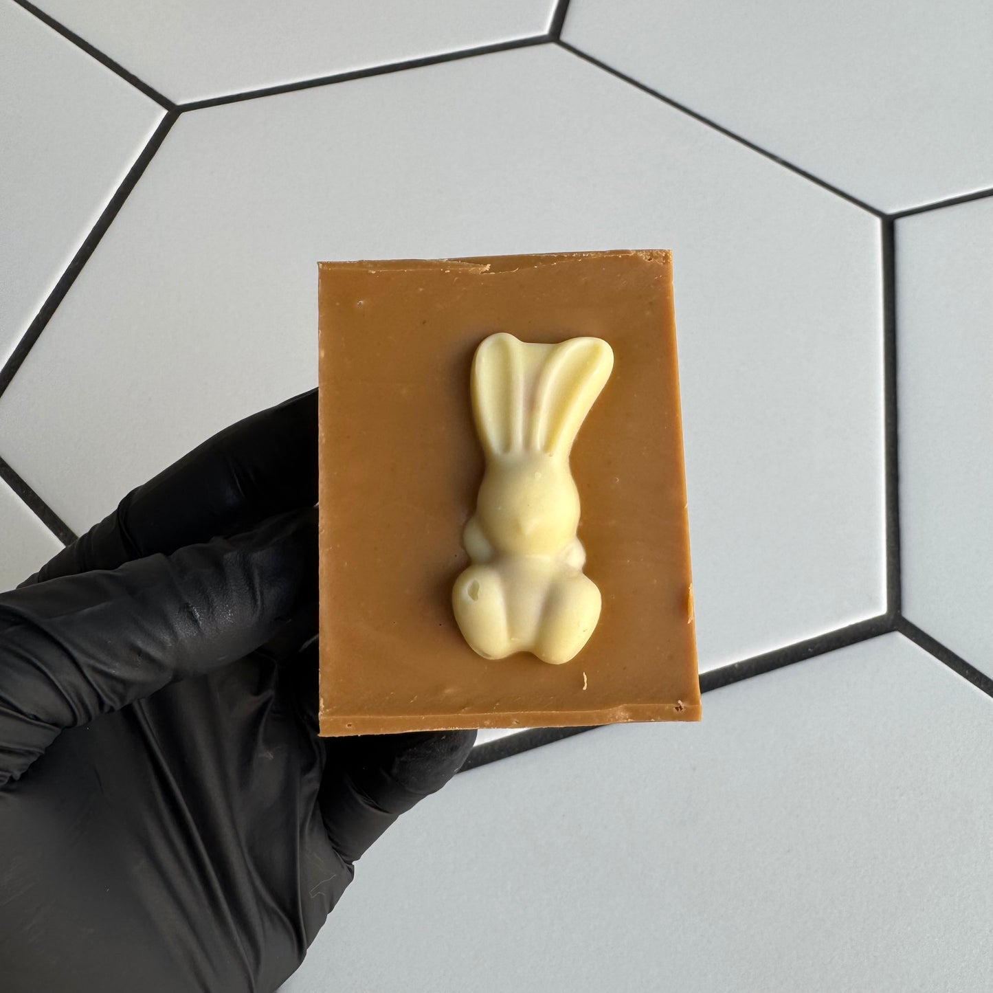 Biscoff and White Malteser Bunny Brownie